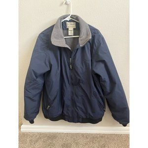 Men's L.L. Bean Navy Blue Coat Size Large